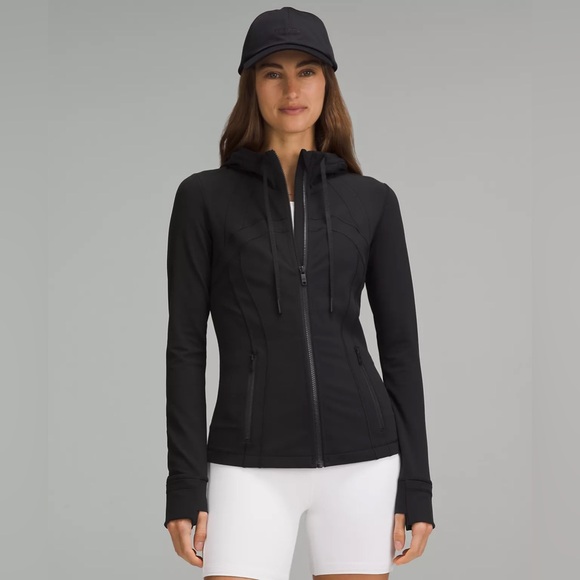 lululemon athletica Tops - Lululemon Women’s Define Hooded Jacket Nulu Black Size 6